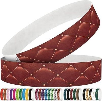 Eventi Usato per feste Scenari Impermeabile e resistente alle lacrime Logo personalizzato Tyvek Braccialetto