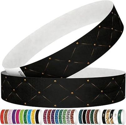 Eventi Usato per feste Scenari Impermeabile e resistente alle lacrime Logo personalizzato Tyvek Braccialetto