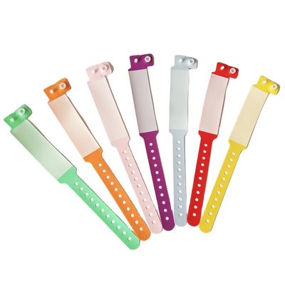 Braccialetti in vinile in PVC personalizzati anti-perdita per eventi e festival