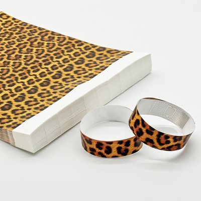Event Party Supplies Logo personalizzato stampato Tyvek RFID braccialetti con funzione NFC