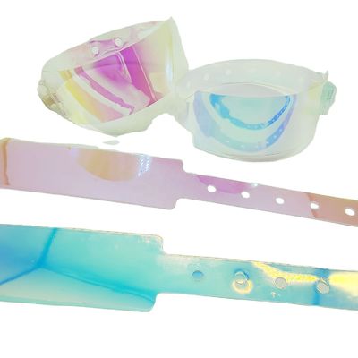 Favorito di festa Colorato Pulsera di colore in gradiente Pulsera in TPU personalizzata per eventi Soluzione ID