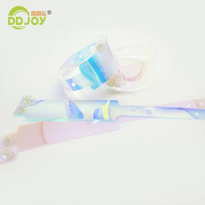 Favorito di festa Colorato Pulsera di colore in gradiente Pulsera in TPU personalizzata per eventi Soluzione ID