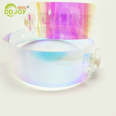 Favorito di festa Colorato Pulsera di colore in gradiente Pulsera in TPU personalizzata per eventi Soluzione ID