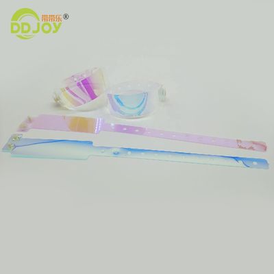 Favorito di festa Colorato Pulsera di colore in gradiente Pulsera in TPU personalizzata per eventi Soluzione ID