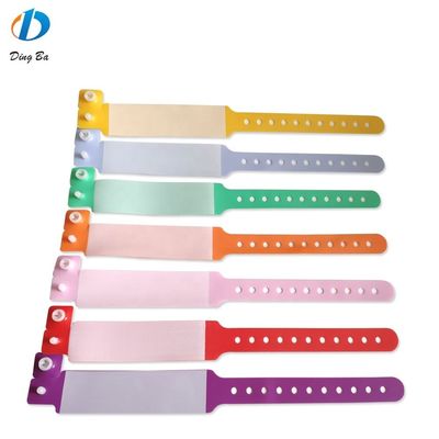 Braccialetto in PVC colorato per bambini al parco di divertimento 250*25mm e 170*18mm