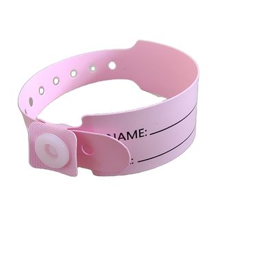 Pazienti ospedalieri Pvc Medical ID Bracelet Bracelet con 250*25mm e 170*18mm Dimensioni
