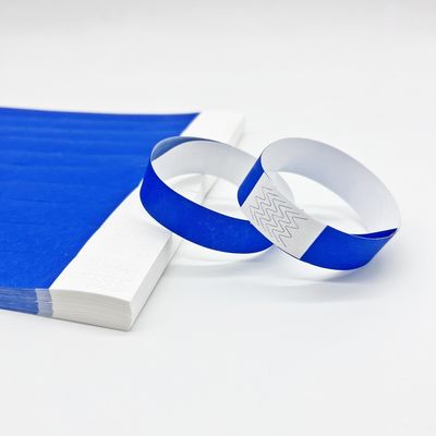 Braccialetti Tyvek usa e getta personalizzati con etichette adesive RFID stampate Eventi