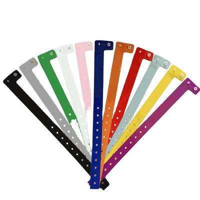 250*25mm Polsetti di identificazione monouso in PVC con design personalizzabile