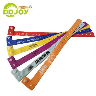 250*25mm Polsetti di identificazione monouso in PVC con design personalizzabile