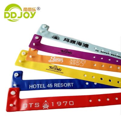 250*25mm Polsetti di identificazione monouso in PVC con design personalizzabile