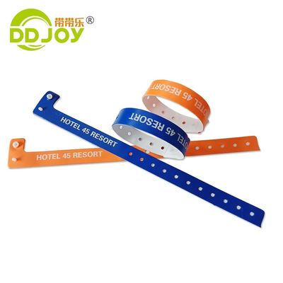 250*25mm Polsetti di identificazione monouso in PVC con design personalizzabile