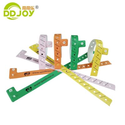 250*25mm Polsetti di identificazione monouso in PVC con design personalizzabile