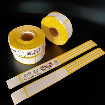 Braccialetti di identificazione stampabili per la stampa termica e autoadesivi