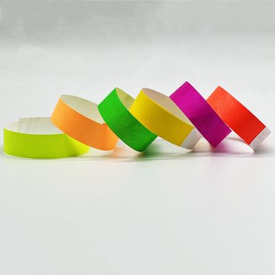 OEM stampa personalizzata del logo Tyvek braccialetti per eventi braccialetti di carta impermeabili