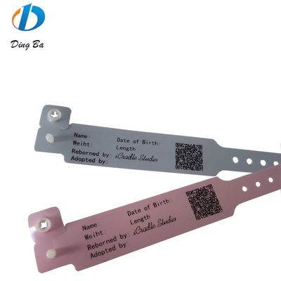 ISO9001 certificato giallo Vinyl ID braccialetto PVC personalizzato per l'ambiente