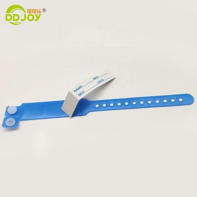 Fashion Style Band di identificazione ospedaliera con inserimento di cartellone personalizzato e logo pratico