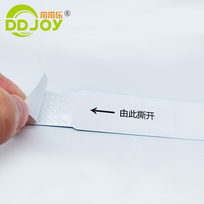 Colori personalizzati di carta sintetica termica braccialetto ID per eventi forniture di festa
