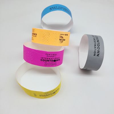 Braccialetti di carta personalizzati per promozioni 250*25mm/250*19mm Stampa a colori unici