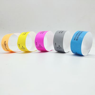 Braccialetti di carta personalizzati per promozioni 250*25mm/250*19mm Stampa a colori unici