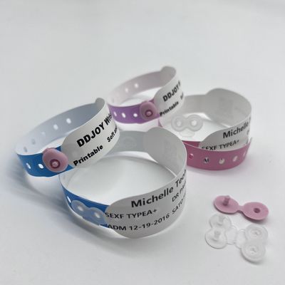 205*25mm Disposable Waterproof Qr Code Custom Printing Paper Evento Braccialetto termico