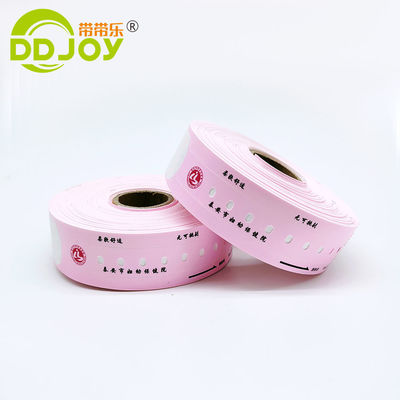 205*25mm Bambino personalizzato Barcode Roll Braccialetto per l'identificazione del paziente ospedaliero