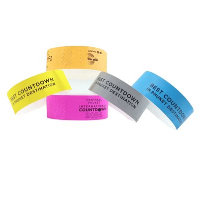 Braccialetti di carta impermeabili per eventi 250*25mm/250*19mm Duraturi e resistenti alle lacrime