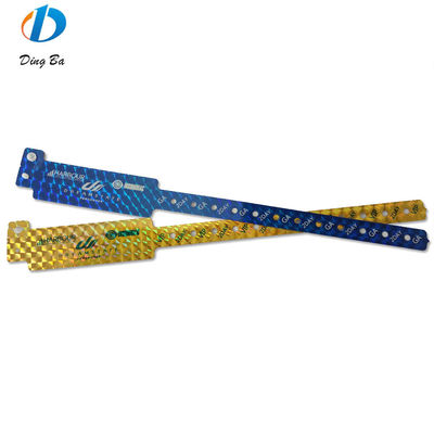Braccialetto in PVC con logo personalizzato per l'identificazione degli eventi