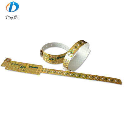Braccialetto in PVC con logo personalizzato per l'identificazione degli eventi
