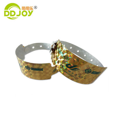 Braccialetto olografico personalizzato blu per festival e concerti 250*25mm/250*16mm