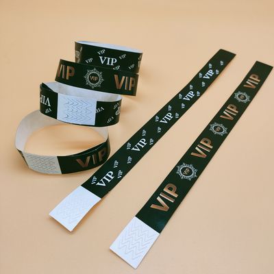 250*25mm/250*19mm Braccialetto Tyvek a colori solidi impermeabile e durevole per tutte le occasioni