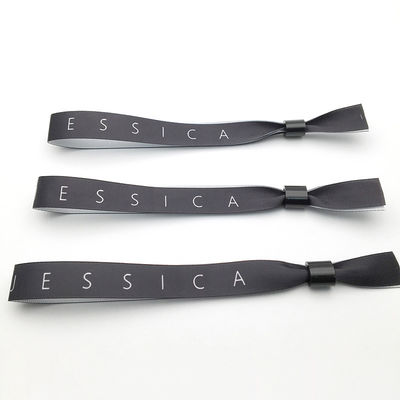Logo personalizzato Braccialetti RFID Tessuto satinato per eventi e festival Utenti finali target