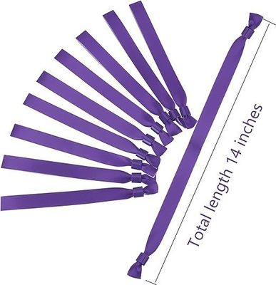 Braccialetti personalizzati per eventi con chip RFID, tessuto satinato e stampa del logo dei marchi