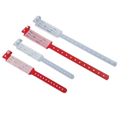 Cartoon Pattern Waterproof Disposable Medical Plastic Wristband per pazienti ospedalieri