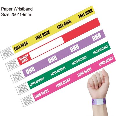 DDJOY Medical Alert Wristband Rischio di caduta Allergia/Limb DNR Allergia al lattice Vendita diretta