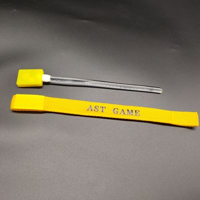 Stampa offset personalizzata di nylon lampeggiante bracciali a LED che brillano al buio per eventi Concerti