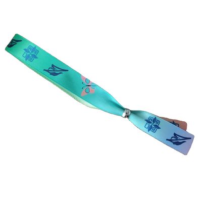 ID Wristband Bracelet in tessuto tissuto per eventi e feste