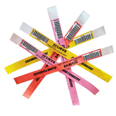 Braccialetti impermeabili a codice QR Ideali per ospiti/venditori/media/personale/biglietti VIP