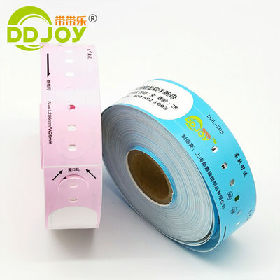 205*25mm per bambini Braccialetto stampato in carta termica per la fabbricazione VIP Ammissione al concerto