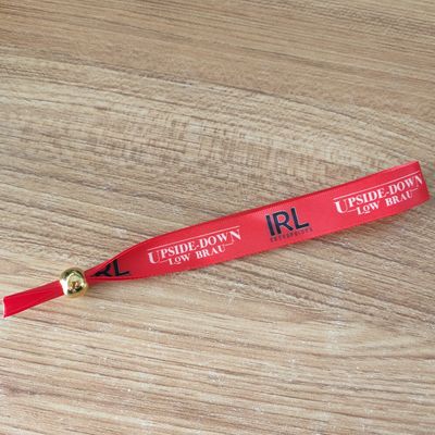 ID Wristband Bracelet in tessuto tissuto per eventi e feste