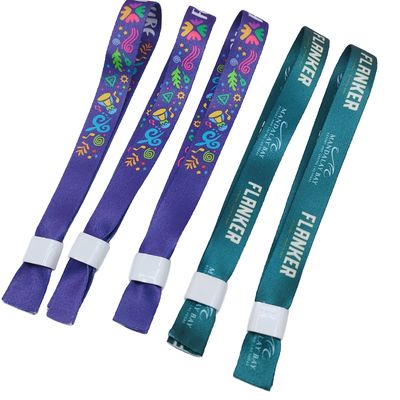 ID braccialetto per eventi di festival DDJOY Custom One Direction Lock Cloth Polyester Fabric