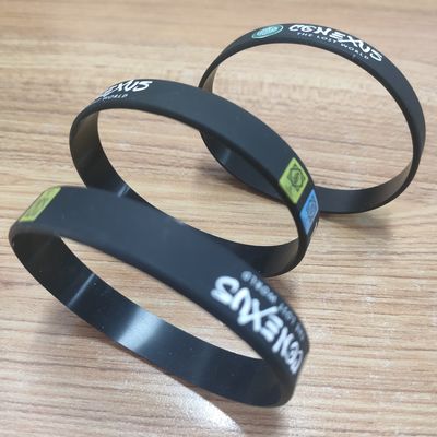 Materiale di silicone Braccialetto personalizzato Sfissato per eventi 2024 Articoli Silicone impermeabile