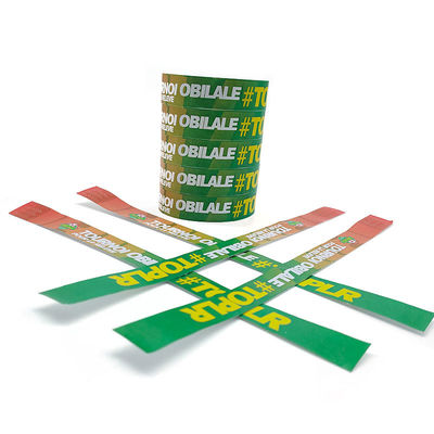 Braccialetti Tyvek impermeabili personalizzati per eventi e festival 250*19mm