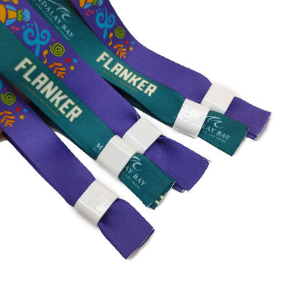 ID braccialetto per eventi di festival DDJOY Custom One Direction Lock Cloth Polyester Fabric