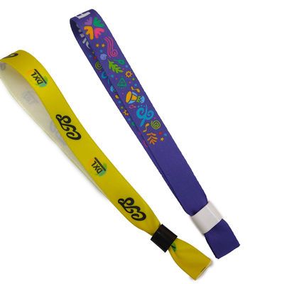 ID braccialetto per eventi di festival DDJOY Custom One Direction Lock Cloth Polyester Fabric