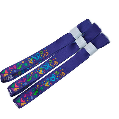 ID braccialetto per eventi di festival DDJOY Custom One Direction Lock Cloth Polyester Fabric