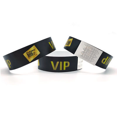 Biglietti d'identità impermeabili e braccialetti Tyvek personalizzati essenziali per eventi Festival