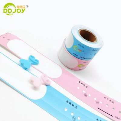 Braccialetti di carta termica impermeabile ideali per la verifica e la sicurezza personalizzate dell'ID