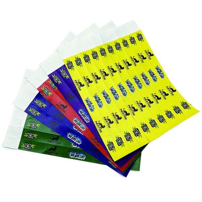 Braccialetti Tyvek di colore arancione stampati su misura per eventi Spedizione veloce alla tua porta