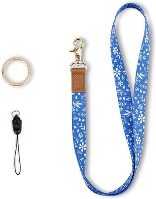 Stampa di sicurezza personalizzata Poliestere Collo Lanyards con portacarte Portachiavi Telefono cellulare