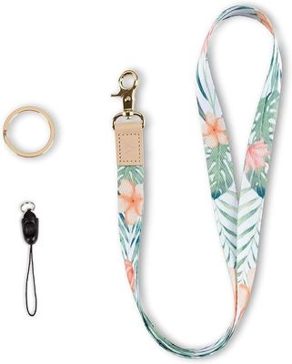Stampa di sicurezza personalizzata Poliestere Collo Lanyards con portacarte Portachiavi Telefono cellulare